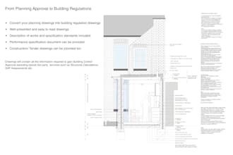 provide architectural building regulations drawings