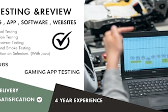 qa testing and review your android game, app, software, website and report bugs