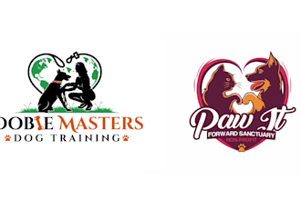 design modern high quality dog logo with unlimited revision