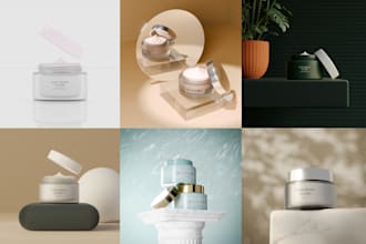 create stunning 3d renders of your cosmetic cream