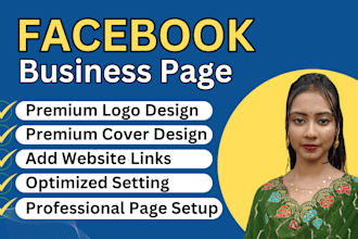 create and setup professional  facebook business page