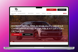 car detailing website, car wash website, auto detailing website, car wash