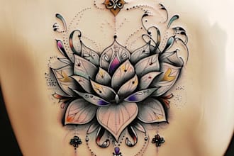 create a custom tattoo design, tattoo sleeve