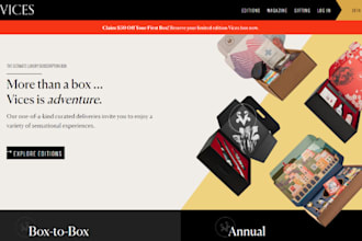 design subscription box shopify membership store auction website