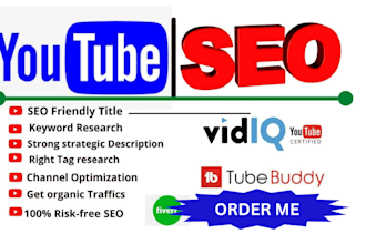 expert youtube video SEO and yt channel optimization