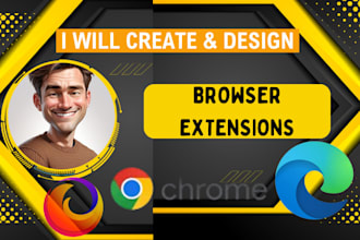 create and design any project script for chrome extension firefox or edge
