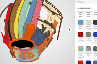 do any 2d 3d product configurator baseball softball on zakeke kickflip 3d mimeeq