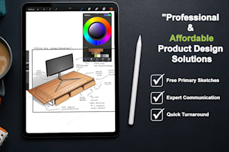 create product design concept sketches