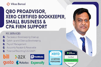 do qbo bookkeeping and prepare financial statements for small businesses