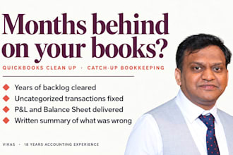 do quickbooks clean up and catch up bookkeeping for small business