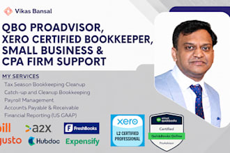 do qbo bookkeeping and prepare financial statements for small businesses