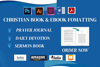 design format christian ebook daily devotion prayer book journal for amazon kdp