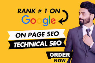 do onpage seo and technical optimization website audit of wordpress shopify