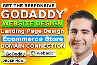 do godaddy ecommerce, godaddy online store, godaddy website, domain connection