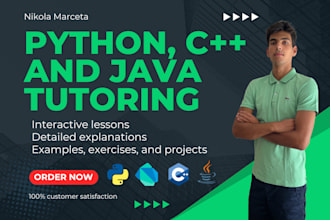 do programming and coding tutoring in python and javascript