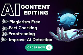 detect , edit and humanize ai generated content