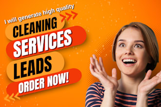 generate commercial cleaning leads, house cleaning leads, janitorial leads