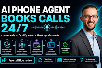 build an ai phone agent, ai voice agent, ai receptionist for appointment booking