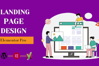 design, redesign or clone the wordpress landing pages
