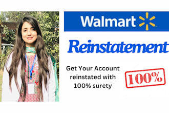 be reinstating your walmart account with guaranty
