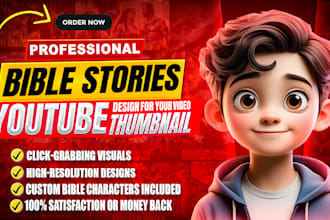 custom bible stories youtube thumbnails for your video