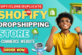 copy shopify store, revamp, clone shopify or make a replica of shopify store