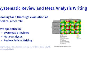 do comprehensive systematic review meta analysis and article medical research