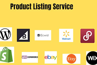 do bulk upload import add products on shopify, ebay, etsy, bigcommerce, wix