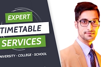 create custom timetables with asc expertise