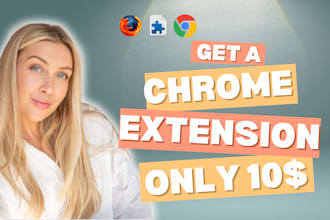 create custom chrome extensions, web automation or scraping