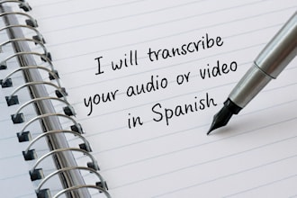 transcribe your audio or video in spanish