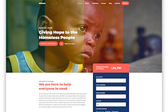 build a nonprofit charity fundraising website with donation system