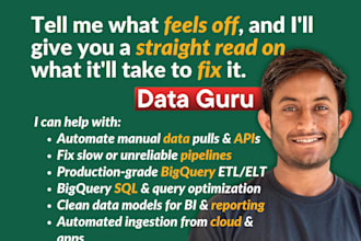 build data engineering, api, extraction, python, sql, etl projects