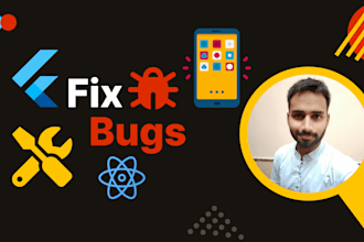fix bugs, issues, code, errors, build, crashes for flutter android ios