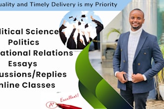 write international relations, politics, and political science papers