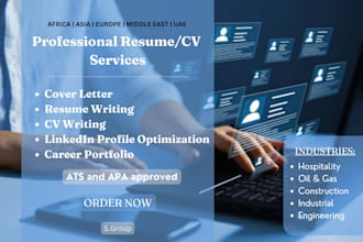write or edit your resume using my recruiting expertise