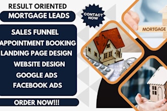 generate highly converting mortgage leads mortgage website mortgage sales funnel