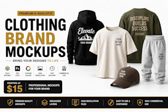 create realistic clothing mockups