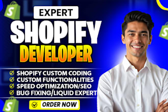 be your shopify developer and coder for custom coding bug and liquid error fixes