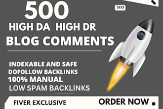 do 500 dofollow blog comments high da pa