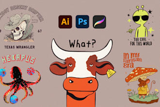 design custom text based design or print design