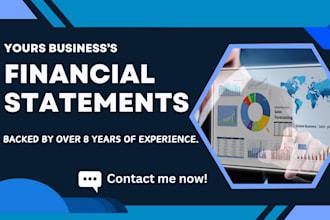 prepare financial statements, profit and loss, balance sheet