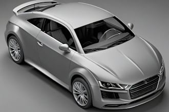 do 3d car modeling with interiors, 3d car design for realistic rendering for you