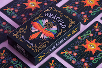 do card game design board game card playing card tcg box package mockup rulebook