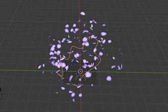 create 3d models and particle effects in blender