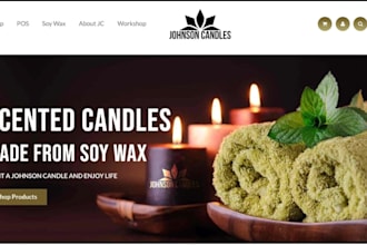 candle shopify website candle store scented candle shopify store candle website