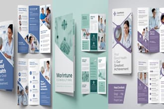 do medical pamphlet,pharmacy,dental,clinic,nutritional brochure