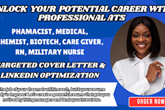 write a professional healthcare, medical, or nursing resume that stands out