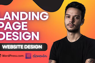 desing a wordpress landing page with elementor