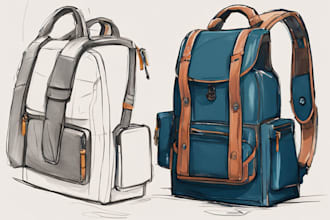 develop industrial and product design concept by sketches